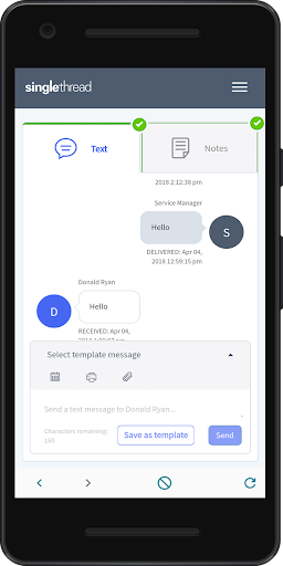Android application Singlethread screenshort