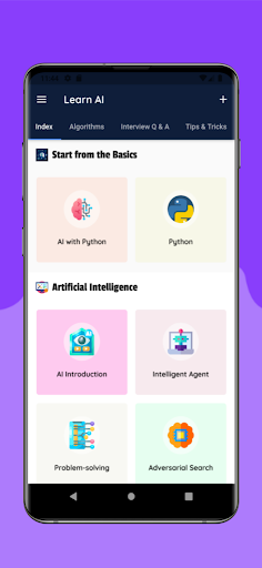 Screenshot of Learn Artificial Intelligence