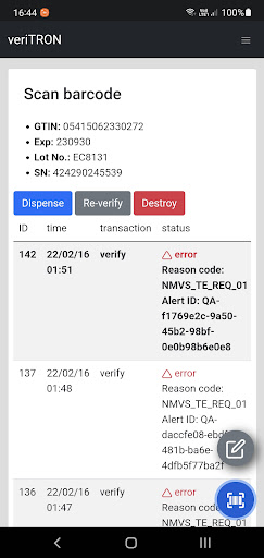 veriTRON Screen 2