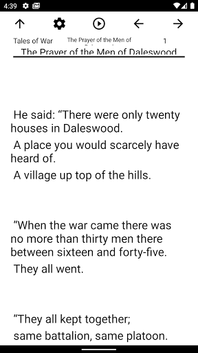 Book, Tales of War Screen 2