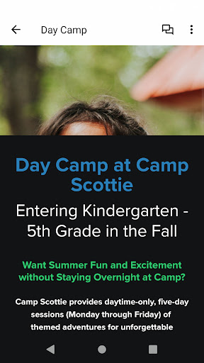 Camp Roger & Camp Scottie Screen 2