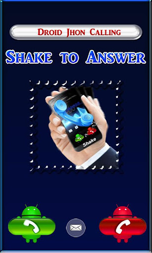 Android application Shake to Answer a Call screenshort