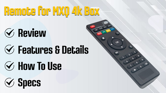 Remote for MXQ 4K Box Guide