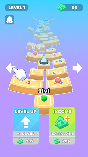 Android application Level Up Bounce screenshort