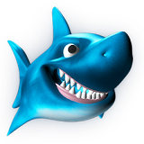 Jumpy Shark - 8bit Free Game icon