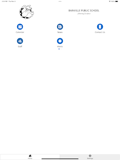 Bainville Public Schools App Screen 3