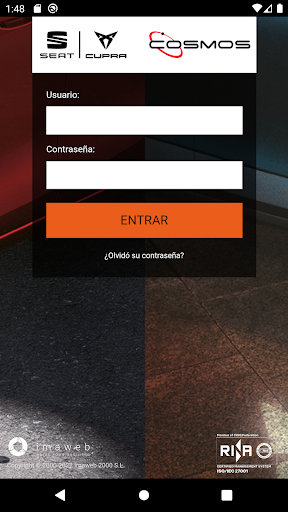 Android application Cosmos Mobility screenshort