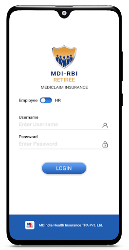MDI RBI Retiree Mediclaim Screen 2