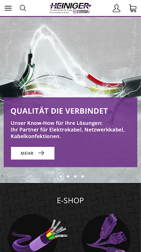 Android application Heiniger Kabel AG screenshort