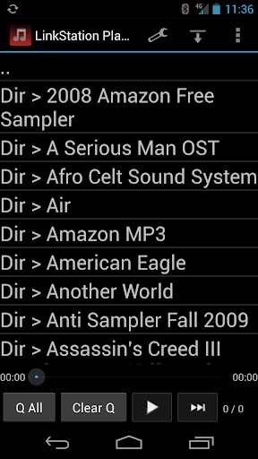 Android application LinkStation Player LITE screenshort