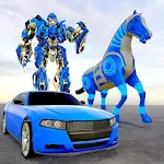 Cover Image of Download US Police Horse Robot Car Transform Robot Games 1.0.2 APK