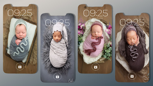 Android application Cute Baby Wallpaper screenshort