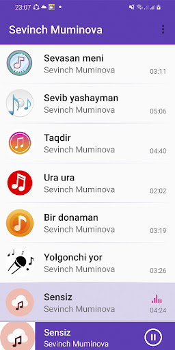 Muminova Sevinch qo'shiqlari Screenshot 2 - AppWisp.com
