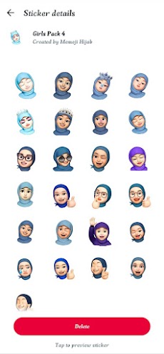 Hijab Memoji Stickersのおすすめ画像2