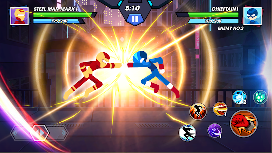 Stickman Fighter Infinity – Super Action Heroes Apk Download 2021** 1