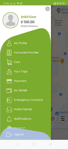 T Taxi Screen 2