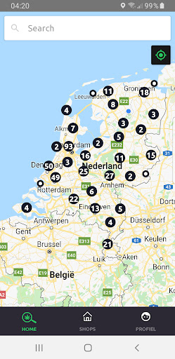 Android application Weeview: Dutch Cannabis app screenshort