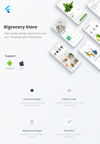 Flutter Grocery - Bigrocery in 4.4.4 APK + Mod (Unlimited money) untuk android