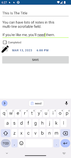 Remindify - quick reminders Screen 3