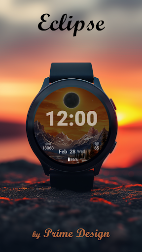 Android application Eclipse Watch Face screenshort