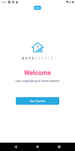 Android application RateEstate Dev screenshort
