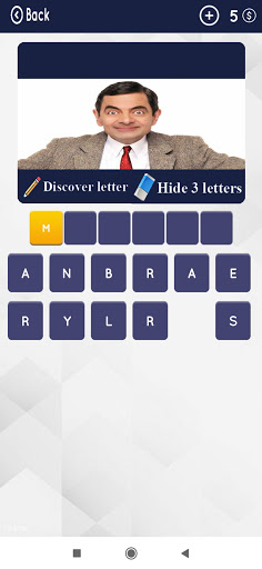 Android application ABYZ Crossword puzzle screenshort