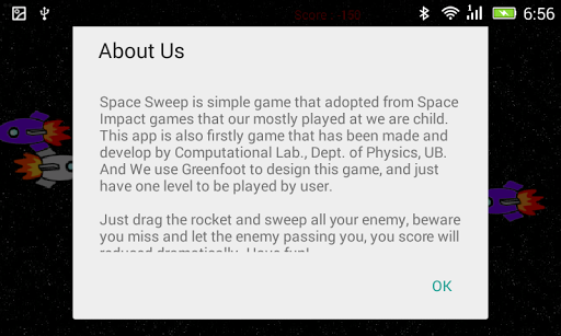 Space Sweep Screen 3