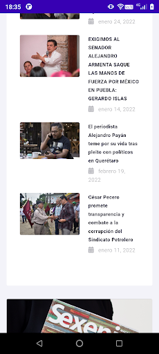 Grupo Sexenio Screen 3