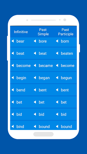 Irregular Verbs Game screenshot