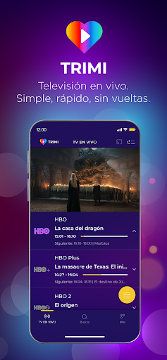 Android application Trimi: TV en VIVO screenshort
