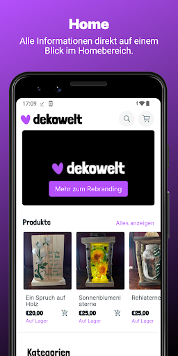 Android application dekowelt screenshort