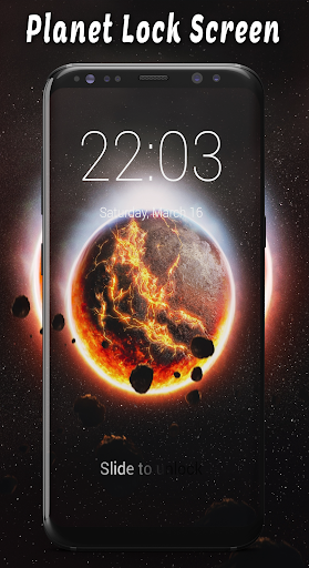 Android application Planet Pass Code Lock Screen screenshort