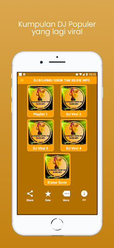 Android application DJ Bojomu Sisok Tak Silihe MP3 screenshort