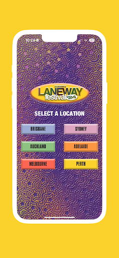 Android application Laneway Festival screenshort