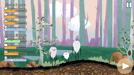 Android application Minabo: A walk through life screenshort
