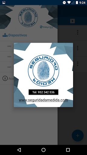 Android application Seguridad A Medida EasyView screenshort