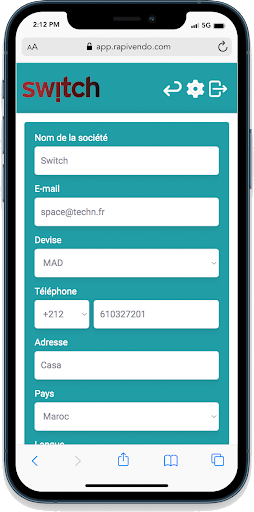 Android application RapiVendo screenshort