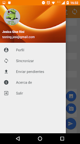 Captura 1 Reporte Inspectores android