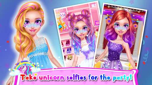 Rainbow Unicorn Hair Salon
