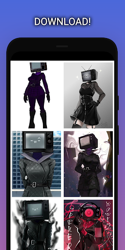 TV Woman Skibidi Wallpapers HD Screenshot 4 - AppWisp.com