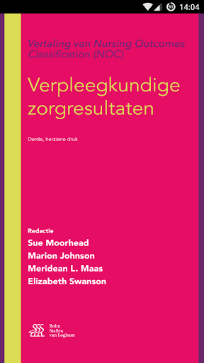 Android application Verpleegkundige zorgresultaten screenshort