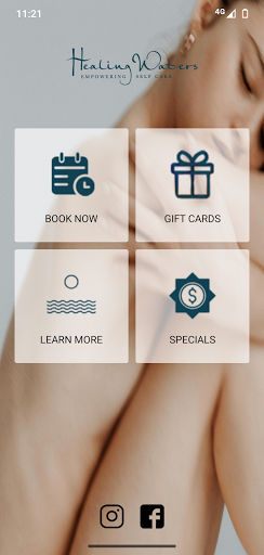 Android application Healing Waters screenshort