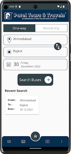 Patel Tours & Travels Screen 2