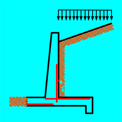 CANTILEVER RETAINING WALL EUROCODE2 - TRIAL