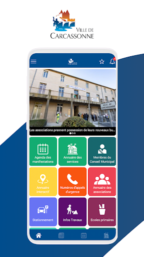 Android application Ville de Carcassonne screenshort