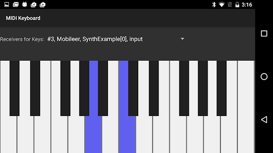 MIDI Keyboard Screenshot