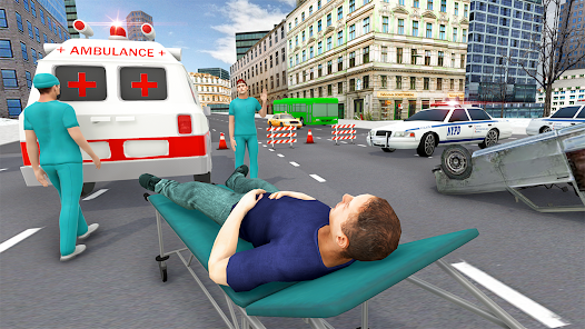 Ambulance Simulator Car Driver  screenshots 18