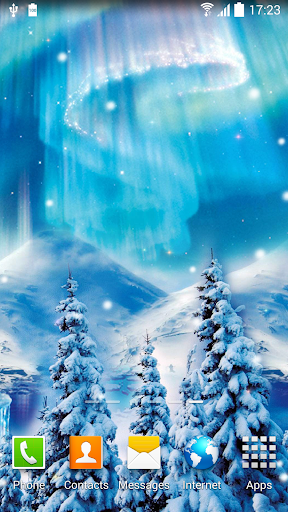 Snowfall Live Wallpaper Screenshot 3 - AppWisp.com