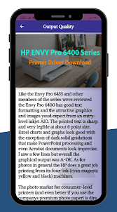 HP Envy 6400e App Guide