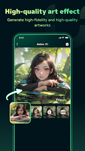 FancyU: Turn photos into anime Screen 3